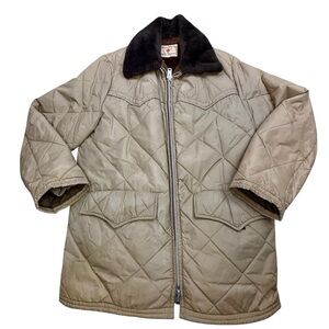 Field & Stream Jacket Mens 42 Quilted Gordon Ferguson Fleece Lined Chore Coat